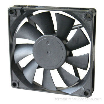DC Fan with 12 or 24V Voltage, Measures 80 x 80 x 15mm, Available in PWM and FGNew